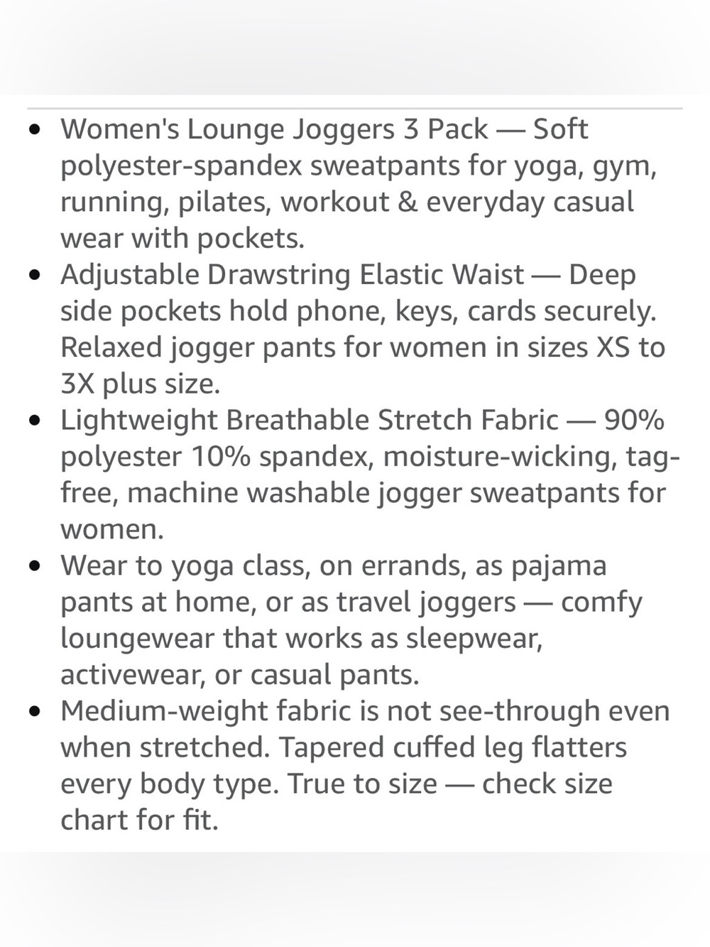Women's Lightweight Jogger Sweatpants with Pockets - Maroon, Navy, Black - Picture 5 of 10